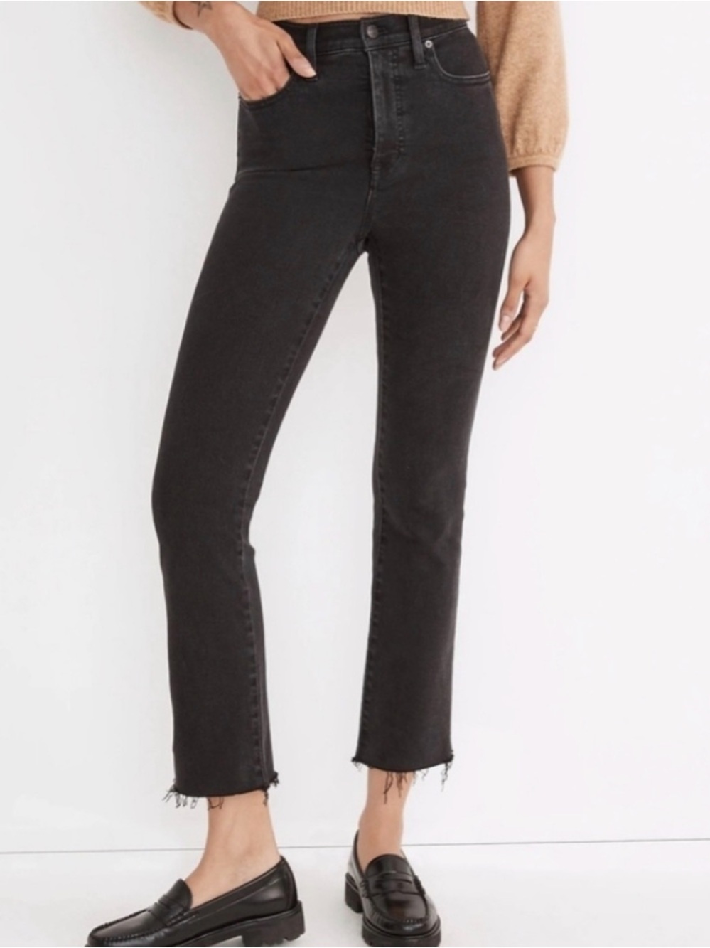 Madewell High-Rise Slim Crop Boyjean